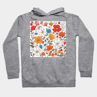 floral pattern Hoodie